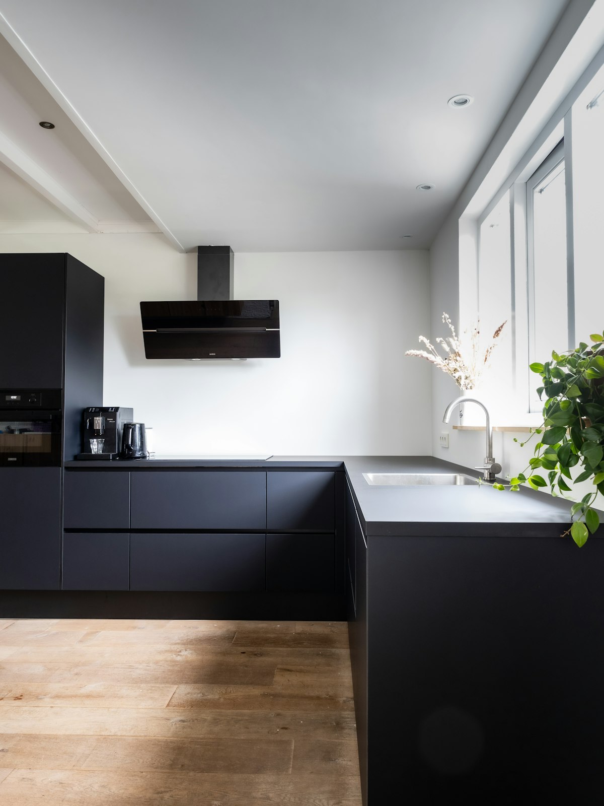 Matte Black Kitchen